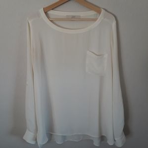 Loft Ivory Blouse